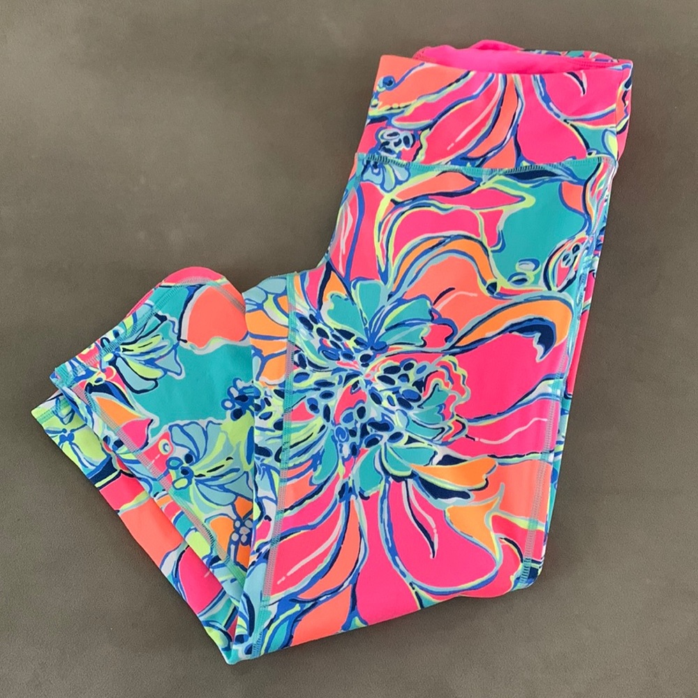 EUC Lilly Pulitzer Luxletic crop leggings